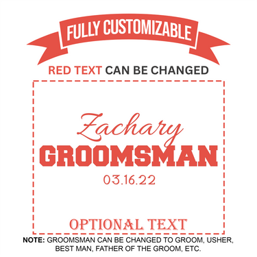 Personalized Custom Tumbler - Ideal Best Man and Groomsman Gift